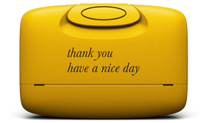 Thank you | Warm Yellow