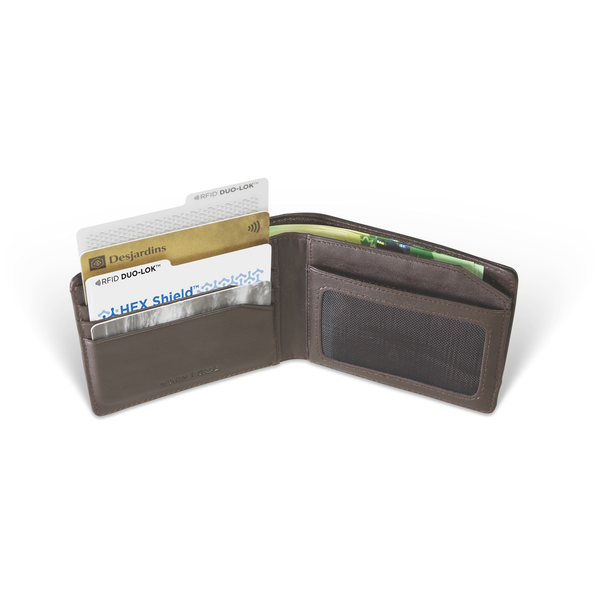 DUO-LOK™ RFID protection for wallet