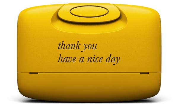 Thank you | Warm Yellow