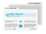 DUO-LOK™ tab shields (RFID protection)